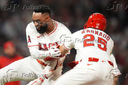 MLB: Los Angeles Dodgers at Los Angeles Angels