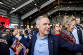 FILE PHOTO: Canada?s Prime Minister Carney campaigns in Mississauga, Ontario