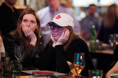 Canadian election watch party, in New York
