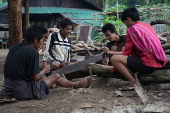 Myanmar prisoners of war held in rebel camp