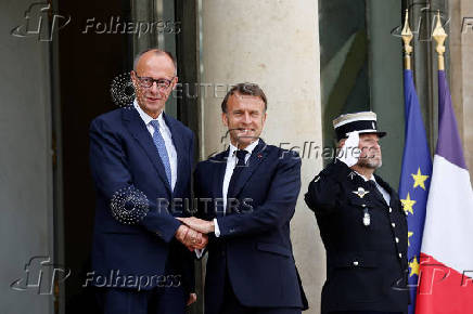 French President Macron meets newly elected German Chancellor Merz in Paris