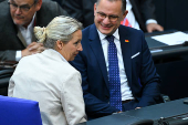 The lower house of parliament, the Bundestag, holds a plenum session in Berlin
