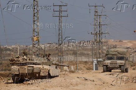 Smoke rises from North Gaza after an explosion