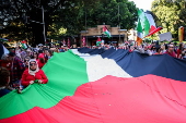 Protesters rally for Gaza in Sydney, Austalia