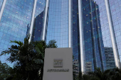 Brazilian state-run oil firm Petrobras logo