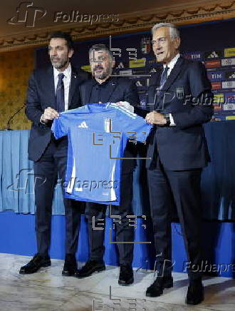Gennaro Gattuso presented as new Italy head coach