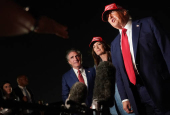 U.S. President Donald Trump's arrival at Joint Base Andrews  following a visit to Iowa