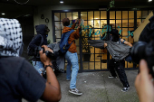Protest against gentrification in Mexico City