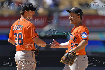 MLB: Houston Astros at Los Angeles Dodgers