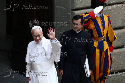 Pope Leo leads the Mass in Castel Gandolfo