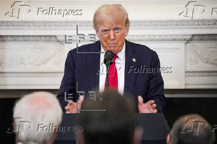 Trump participates in the White House Faith Office Luncheon in Washington