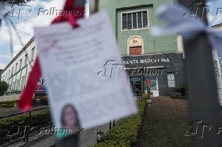 Homenagens à professora Soraya e protesto contra o feminicidio, em Belo Horizonte