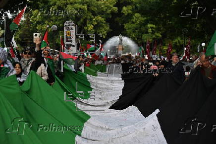 Rally in Sydney against the ongoing Israeli invasion of Gaza
