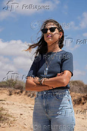 Doron Steinbrecher, a released hostage, who was held by Hamas in Gaza for 471 Days, poses for a photograph, in Kibbutz Shefayim