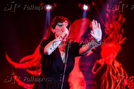 Show da cantora Pitty na Audio Club, na Barra Funda, zona oeste de São Paulo