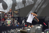 Primeiro dia do Lollapalooza Brasil no Autódromo da Interlagos em São Paulo