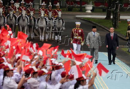 Chinese Premier Li Qiang meets Indonesian President Prabowo Subianto in Jakarta