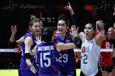 FIVB Volleyball Women's Nations League - Belgium vs Thailand
