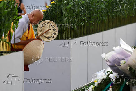 80th anniversary of World War Two atomic bombing, in Hiroshima