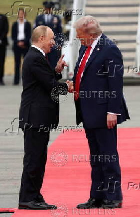 U.S. President Trump meets with Russian President Putin in Alaska