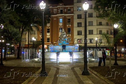 Fonte Monumental na Praça Júlio Mesquita