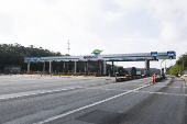 Praça de pedágio da rodovia Anchieta operado pela Ecovias