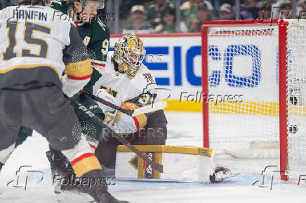 NHL: Stanley Cup Playoffs-Vegas Golden Knights at Minnesota Wild