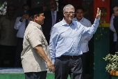 Microsoft co-founder and former CEO Bill Gates visits in Jakarta