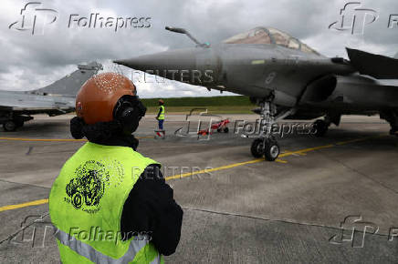 The French Navy's Landivisiau Air Base in Saint-Servais