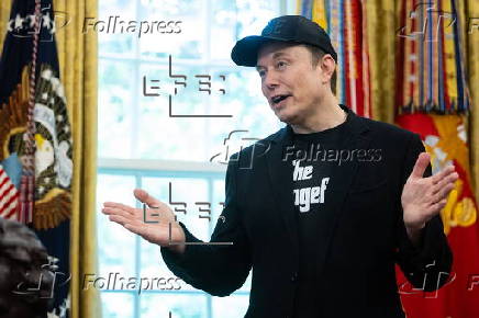 US President Trump, Elon Musk attend press conference in the White House's Oval Office