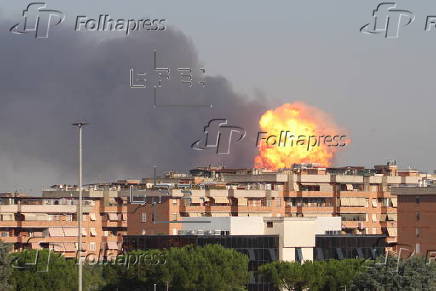 Explosion at petrol station in Rome, dozens injured