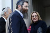 Victorian Premier Jacinta Allan visits East Melbourne Hebrew Congregation after attack