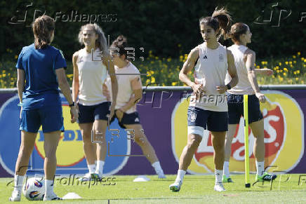 Último entrenamiento selección española femenina de fútbol
