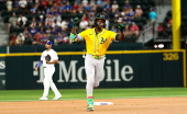 MLB: Athletics at Texas Rangers
