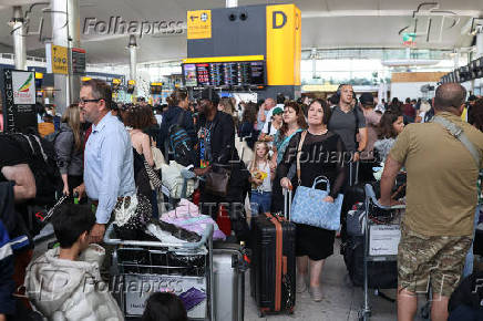 Suspension of outbound flights at Heathrow Airport