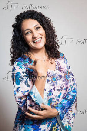 Carmelita Ribeiro no fórum Saúde da Pele em São Paulo