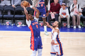 NBA: Playoffs-Detroit Pistons at New York Knicks