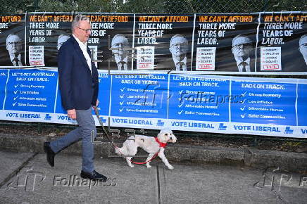 Australian Prime Minister Anthony Albanese campaign