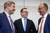 CDU and CSU parliamentary Bundestag fraction meeting