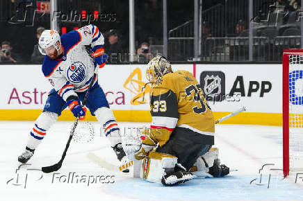 NHL: Stanley Cup Playoffs-Edmonton Oilers at Vegas Golden Knights