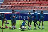 Entrenamiento del Atlético de Madrid