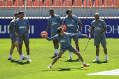 Entrenamiento del Atlético de Madrid