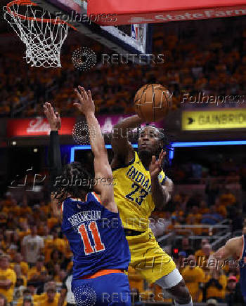 NBA: Playoffs-New York Knicks at Indiana Pacers