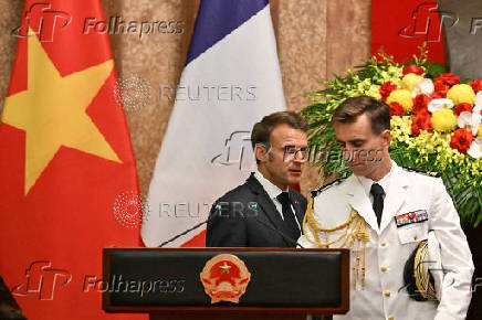 French President Macron visits Vietnam
