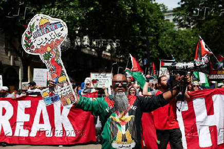 Pro-Palestinian demonstration in London