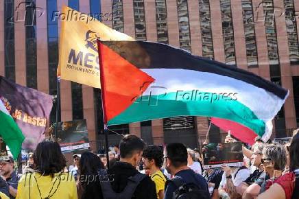 Acao contra fome em Gaza (SP).