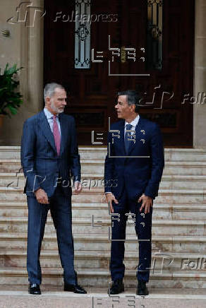 El presidente del Gobierno, Pedro Sánchez, se reúne con el rey Felipe VI