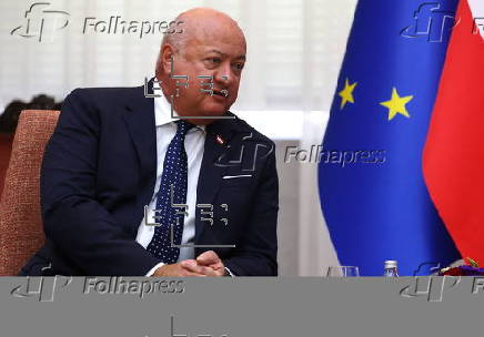 Austria's Chancellor Christian Stocker visits Serbia