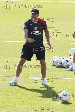 Entrenamiento del Atlético de Madrid