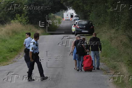 Train collision in Bjerndrup, southern Denmark